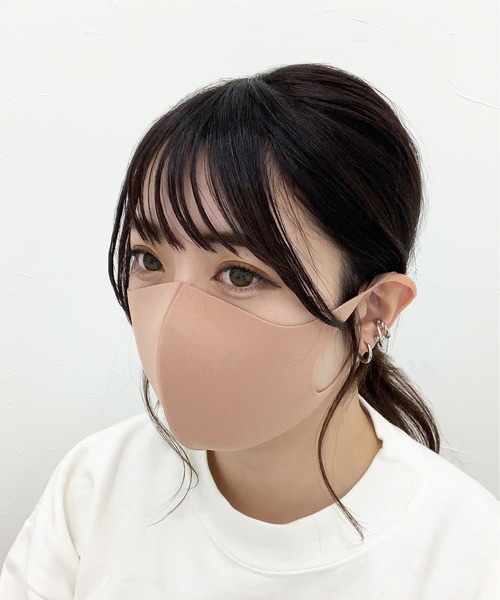 PairPair(ペアペア)の「ウォッシャブルマスクセット(AR)(マスク・レディース・ダークブラウン/グレー/ピンク/ラベンダー・FREE)」の10枚目の写真
