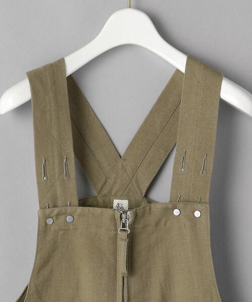 Kaptain Sunshine（キャプテン サンシャイン）の「＜KAPTAIN SUNSHINE＞フロントジップオーバーオール（サロペット/オーバーオール・レディース・オリーブ・0）」の2枚目の写真