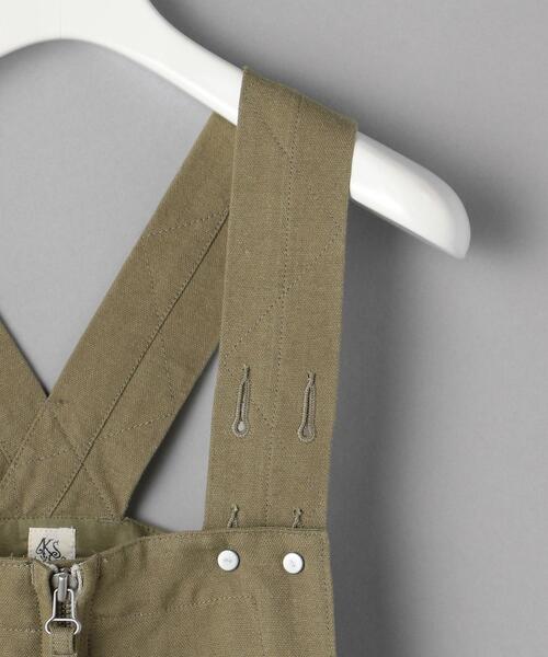 Kaptain Sunshine（キャプテン サンシャイン）の「＜KAPTAIN SUNSHINE＞フロントジップオーバーオール（サロペット/オーバーオール・レディース・オリーブ・0）」の6枚目の写真
