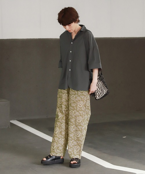 niko and...（ニコアンド）の「カラフルプリントイージーワークパンツ（その他パンツ・レディース・ブラック/ネイビー/ブラウン/カーキ・MEDIUM/LARGE）」の14枚目の写真