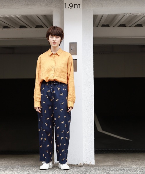 niko and...（ニコアンド）の「カラフルプリントイージーワークパンツ（その他パンツ・レディース・ブラック/ネイビー/ブラウン/カーキ・MEDIUM/LARGE）」の17枚目の写真