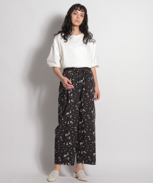 niko and...（ニコアンド）の「カラフルプリントイージーワークパンツ（その他パンツ・レディース・ブラック/ネイビー/ブラウン/カーキ・MEDIUM/LARGE）」の11枚目の写真