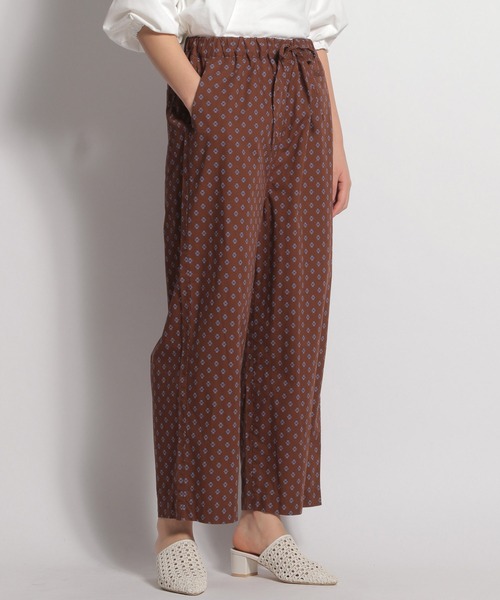 niko and...（ニコアンド）の「カラフルプリントイージーワークパンツ（その他パンツ・レディース・ブラック/ネイビー/ブラウン/カーキ・MEDIUM/LARGE）」の9枚目の写真