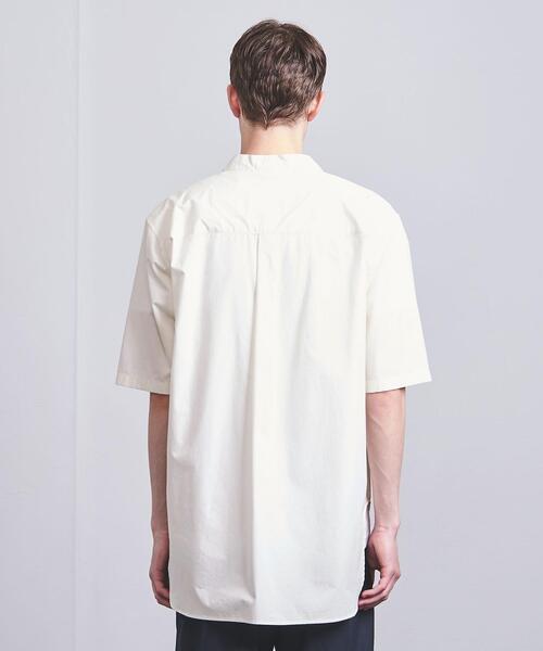 VALET/バレット（バレット）の「＜VALET（バレット）＞ カラーレス ショートスリーブシャツ（シャツ/ブラウス・メンズ・ホワイト/ブラック・MEDIUM/LARGE）」の8枚目の写真