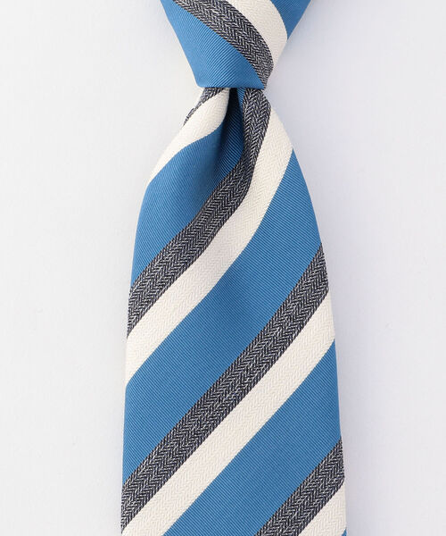 NOLLEY'S goodman（ノーリーズグッドマン）の「Fossatiストライプネクタイ（ネクタイ・メンズ・グリーン系その他/ブルー系その他/ピンク系その他・FREE）」の2枚目の写真