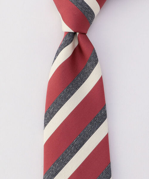 NOLLEY'S goodman（ノーリーズグッドマン）の「Fossatiストライプネクタイ（ネクタイ・メンズ・グリーン系その他/ブルー系その他/ピンク系その他・FREE）」の3枚目の写真