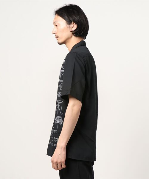 G-STAR（ジースター）の「HAWAIIAN SERVICE REGULAR SHIRT/柄シャツ（シャツ/ブラウス・メンズ・ダークブラック・SMALL/LARGE/XX-SMALL/MEDIUM/X-SMALL）」の8枚目の写真