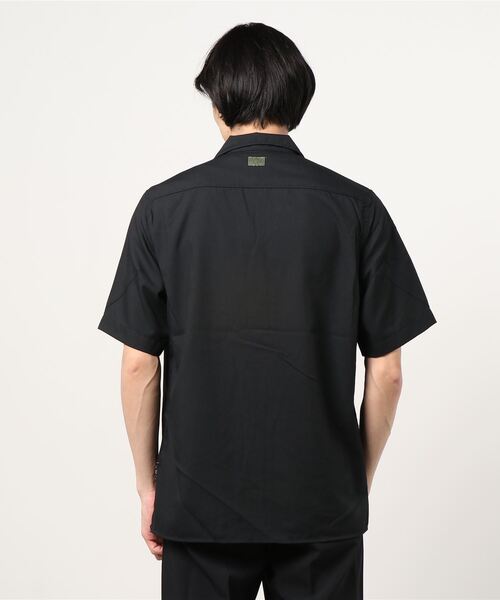 G-STAR（ジースター）の「HAWAIIAN SERVICE REGULAR SHIRT/柄シャツ（シャツ/ブラウス・メンズ・ダークブラック・SMALL/LARGE/XX-SMALL/MEDIUM/X-SMALL）」の9枚目の写真