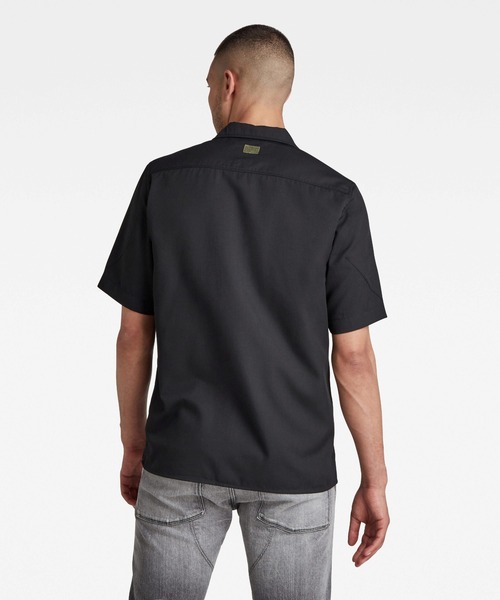 G-STAR（ジースター）の「HAWAIIAN SERVICE REGULAR SHIRT/柄シャツ（シャツ/ブラウス・メンズ・ダークブラック・SMALL/LARGE/XX-SMALL/MEDIUM/X-SMALL）」の3枚目の写真