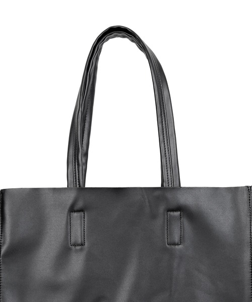 Figments（フィグメンツ）の「フェイクレザートートバッグ（トートバッグ・レディース・ブラック・FREE）」の3枚目の写真