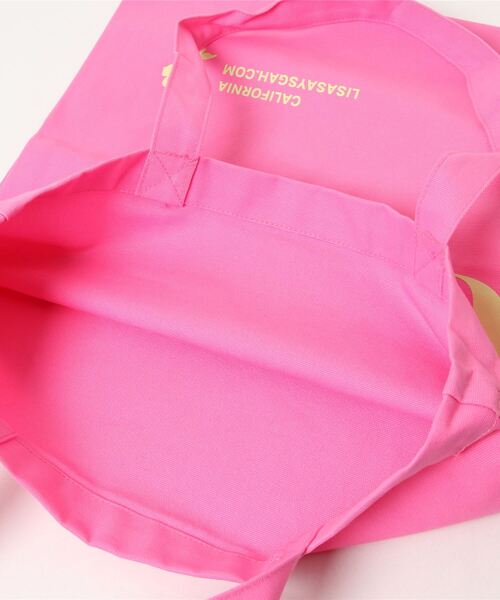 Oriens JOURNAL STANDARD（オリエンス ジャーナルスタンダード）の「【Lisa Says Gah × Oriens JOURNAL STANDARD】CLASSIC GAH TOTE（トートバッグ・レディース・ホワイト×ホワイト/ピンク・FREE）」の9枚目の写真
