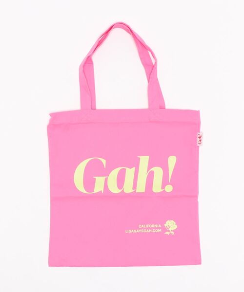 Oriens JOURNAL STANDARD（オリエンス ジャーナルスタンダード）の「【Lisa Says Gah × Oriens JOURNAL STANDARD】CLASSIC GAH TOTE（トートバッグ・レディース・ホワイト×ホワイト/ピンク・FREE）」の4枚目の写真