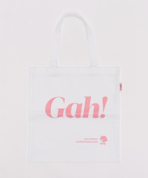 Oriens JOURNAL STANDARD（オリエンス ジャーナルスタンダード）の「【Lisa Says Gah × Oriens JOURNAL STANDARD】CLASSIC GAH TOTE（トートバッグ・レディース・ホワイト×ホワイト/ピンク・FREE）」の16枚目の写真
