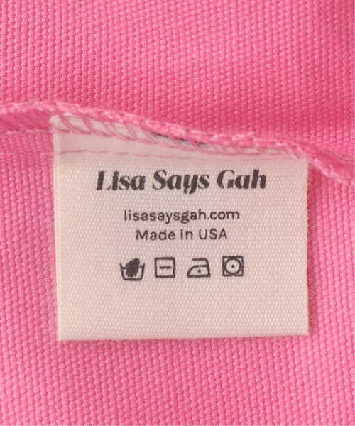 Oriens JOURNAL STANDARD（オリエンス ジャーナルスタンダード）の「【Lisa Says Gah × Oriens JOURNAL STANDARD】CLASSIC GAH TOTE（トートバッグ・レディース・ホワイト×ホワイト/ピンク・FREE）」の15枚目の写真