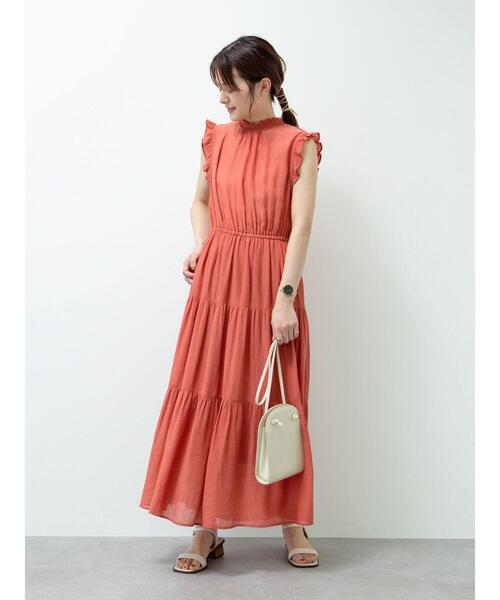 ELENCARE DUE（エレンカーレデュエ）の「・ELENCARE DUE　ヨウリュウティアードワンピ＊（ワンピース・レディース・ブラック/イエロー/グレイッシュベージュ/オレンジ・FREE）」の7枚目の写真