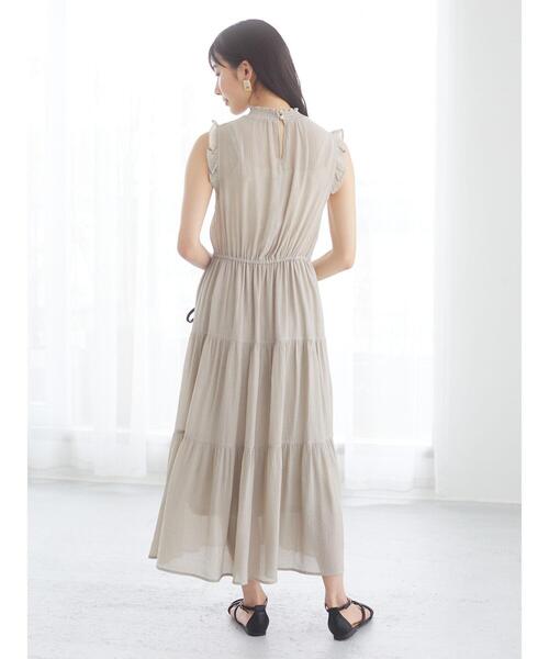 ELENCARE DUE（エレンカーレデュエ）の「・ELENCARE DUE　ヨウリュウティアードワンピ＊（ワンピース・レディース・ブラック/イエロー/グレイッシュベージュ/オレンジ・FREE）」の10枚目の写真