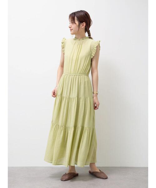 ELENCARE DUE（エレンカーレデュエ）の「・ELENCARE DUE　ヨウリュウティアードワンピ＊（ワンピース・レディース・ブラック/イエロー/グレイッシュベージュ/オレンジ・FREE）」の14枚目の写真