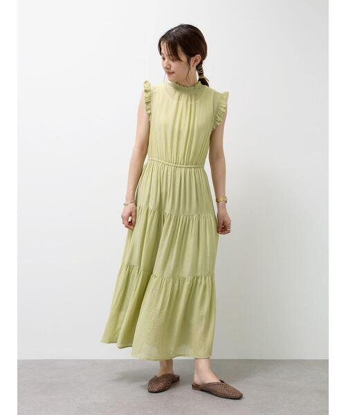 ELENCARE DUE（エレンカーレデュエ）の「・ELENCARE DUE　ヨウリュウティアードワンピ＊（ワンピース・レディース・ブラック/イエロー/グレイッシュベージュ/オレンジ・FREE）」の15枚目の写真