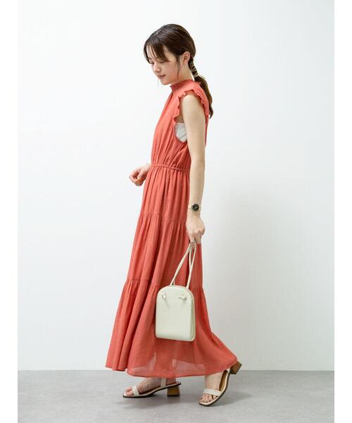 ELENCARE DUE（エレンカーレデュエ）の「・ELENCARE DUE　ヨウリュウティアードワンピ＊（ワンピース・レディース・ブラック/イエロー/グレイッシュベージュ/オレンジ・FREE）」の18枚目の写真