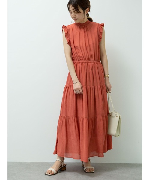 ELENCARE DUE（エレンカーレデュエ）の「・ELENCARE DUE　ヨウリュウティアードワンピ＊（ワンピース・レディース・ブラック/イエロー/グレイッシュベージュ/オレンジ・FREE）」の4枚目の写真