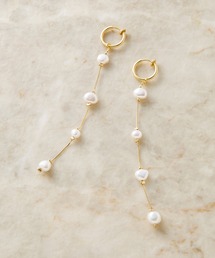 haco! | かわいらしいけど甘すぎない　２WAYで使える淡水パールのイヤリング(イヤリング)