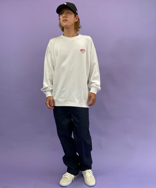 VANS（バンズ）の「VANS/バンズ　バックプリント ルーズシルエットスウェット 121K1040200（スウェット・メンズ・ブラック/ホワイト/ベージュ・XL/S/M/L）」の20枚目の写真