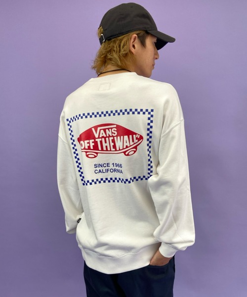 VANS（バンズ）の「VANS/バンズ　バックプリント ルーズシルエットスウェット 121K1040200（スウェット・メンズ・ブラック/ホワイト/ベージュ・XL/S/M/L）」の21枚目の写真