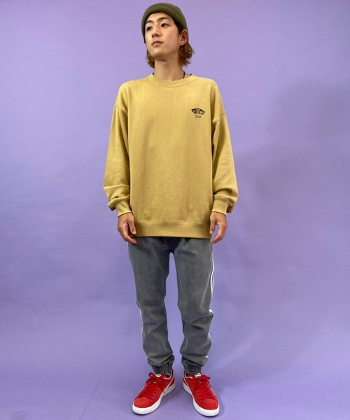 VANS（バンズ）の「VANS/バンズ　バックプリント ルーズシルエットスウェット 121K1040200（スウェット・メンズ・ブラック/ホワイト/ベージュ・XL/S/M/L）」の10枚目の写真