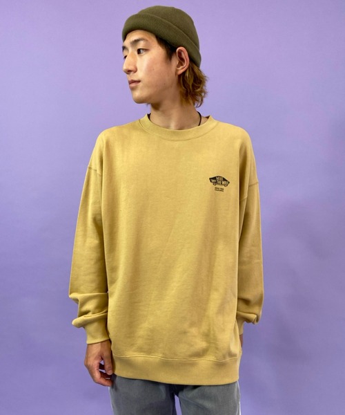 VANS（バンズ）の「VANS/バンズ　バックプリント ルーズシルエットスウェット 121K1040200（スウェット・メンズ・ブラック/ホワイト/ベージュ・XL/S/M/L）」の8枚目の写真
