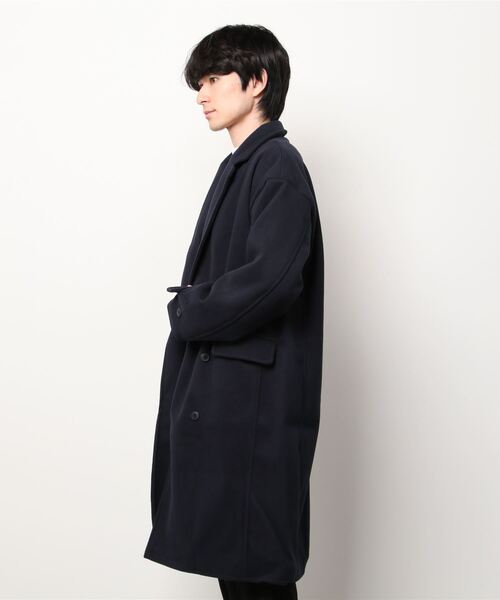 MAISON BREEZE（メゾンブリーズ）の「【MAISON BREEZE】オーバーサイズダブルブレストチェスターコート（チェスターコート・メンズ・ブラック/ベージュ/ネイビー/キャメル・S/M/L）」の11枚目の写真