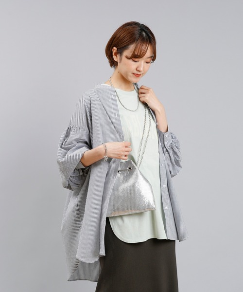 DouDou（ドゥドゥ）の「ストライプシャツ（シャツ/ブラウス）」 - WEAR