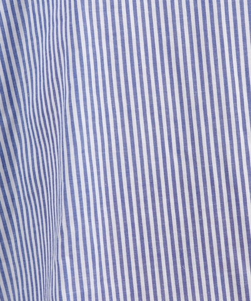 DouDou（ドゥドゥ）の「ストライプシャツ（シャツ/ブラウス・レディース・ブラック/ブルー・FREE）」の8枚目の写真