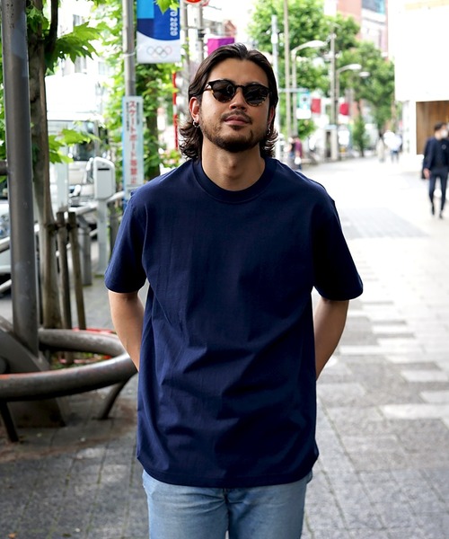 PULP/417EDIFICE(パルプフォーワンセブンエディフィス)の「【PROTAG / プロタグ】CREWNECK SS TEE HEAVY(Tシャツ/カットソー・メンズ・ホワイト/チャコールグレー/ブラック/ネイビー/ブラウン/グリーン/ブルー系その他・MEDIUM/LARGE/X-LARGE/XX-LARGE)」の6枚目の写真