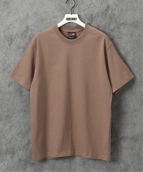PULP/417EDIFICE(パルプフォーワンセブンエディフィス)の「【PROTAG / プロタグ】CREWNECK SS TEE HEAVY(Tシャツ/カットソー・メンズ・ホワイト/チャコールグレー/ブラック/ネイビー/ブラウン/グリーン/ブルー系その他・MEDIUM/LARGE/X-LARGE/XX-LARGE)」の4枚目の写真