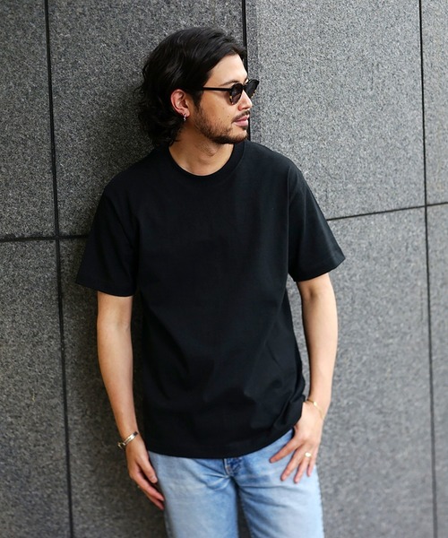 PULP/417EDIFICE(パルプフォーワンセブンエディフィス)の「【PROTAG / プロタグ】CREWNECK SS TEE HEAVY(Tシャツ/カットソー・メンズ・ホワイト/チャコールグレー/ブラック/ネイビー/ブラウン/グリーン/ブルー系その他・MEDIUM/LARGE/X-LARGE/XX-LARGE)」の2枚目の写真