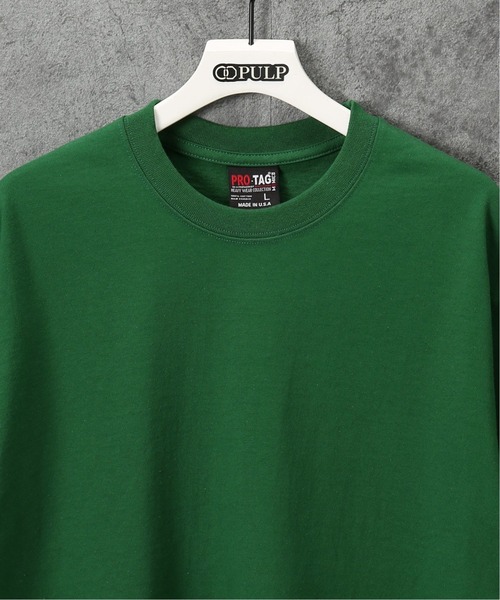 PULP/417EDIFICE(パルプフォーワンセブンエディフィス)の「【PROTAG / プロタグ】CREWNECK SS TEE HEAVY(Tシャツ/カットソー・メンズ・ホワイト/チャコールグレー/ブラック/ネイビー/ブラウン/グリーン/ブルー系その他・MEDIUM/LARGE/X-LARGE/XX-LARGE)」の19枚目の写真