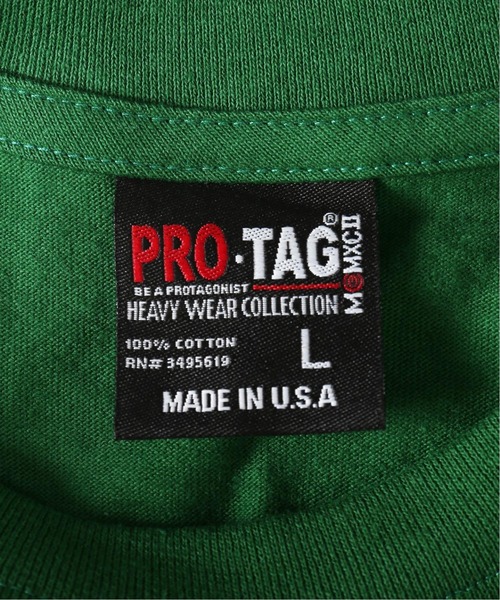 PULP/417EDIFICE(パルプフォーワンセブンエディフィス)の「【PROTAG / プロタグ】CREWNECK SS TEE HEAVY(Tシャツ/カットソー・メンズ・ホワイト/チャコールグレー/ブラック/ネイビー/ブラウン/グリーン/ブルー系その他・MEDIUM/LARGE/X-LARGE/XX-LARGE)」の20枚目の写真
