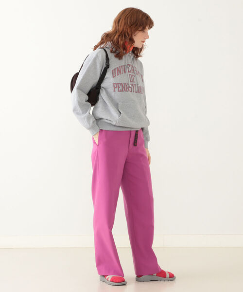 BEAMS BOY（ビームスボーイ）の「BEAMS BOY / ソリッド ワイド スラックス（その他パンツ・レディース・ラベンダー/ロイヤルブルー・1/0）」の6枚目の写真