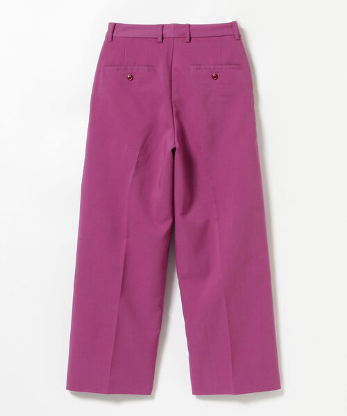 BEAMS BOY（ビームスボーイ）の「BEAMS BOY / ソリッド ワイド スラックス（その他パンツ・レディース・ラベンダー/ロイヤルブルー・1/0）」の9枚目の写真