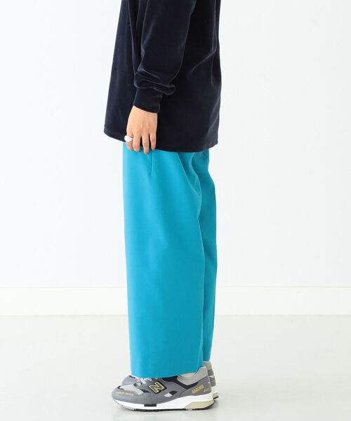 BEAMS BOY（ビームスボーイ）の「BEAMS BOY / ソリッド ワイド スラックス（その他パンツ・レディース・ラベンダー/ロイヤルブルー・1/0）」の12枚目の写真