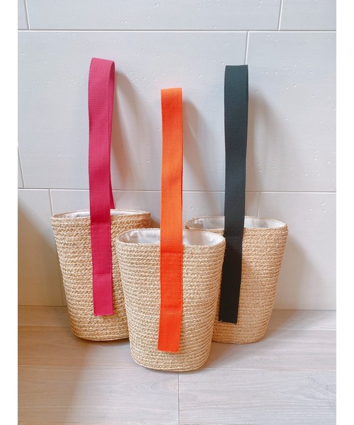 Vicente（ヴィセンテ）の「Rainbow cage shoulder bag（かごバッグ・レディース・ブラック/ピンク/オレンジ・FREE）」の6枚目の写真