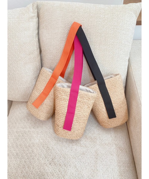 Vicente（ヴィセンテ）の「Rainbow cage shoulder bag（かごバッグ・レディース・ブラック/ピンク/オレンジ・FREE）」の11枚目の写真