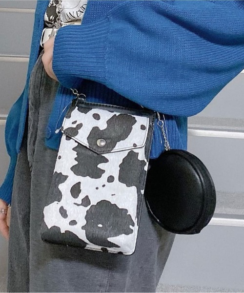 WEGO（ウィゴー）の「WEGO/マルチリングスマホポシェット（ショルダーバッグ・レディース・オフホワイト/ブラック/ライム/ブラウン/その他1/その他2/その他4/その他3・FREE）」の6枚目の写真