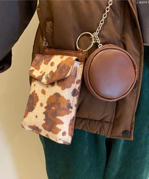 WEGO（ウィゴー）の「WEGO/マルチリングスマホポシェット（ショルダーバッグ・レディース・オフホワイト/ブラック/ライム/ブラウン/その他1/その他2/その他4/その他3・FREE）」の8枚目の写真