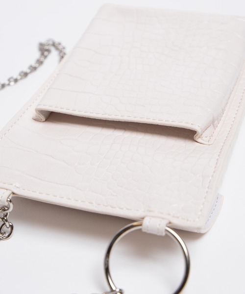 WEGO（ウィゴー）の「WEGO/マルチリングスマホポシェット（ショルダーバッグ・レディース・オフホワイト/ブラック/ライム/ブラウン/その他1/その他2/その他4/その他3・FREE）」の17枚目の写真