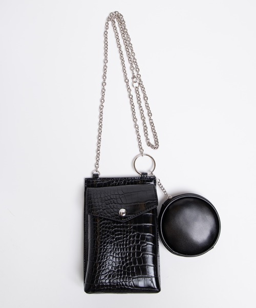 WEGO（ウィゴー）の「WEGO/マルチリングスマホポシェット（ショルダーバッグ・レディース・オフホワイト/ブラック/ライム/ブラウン/その他1/その他2/その他4/その他3・FREE）」の15枚目の写真