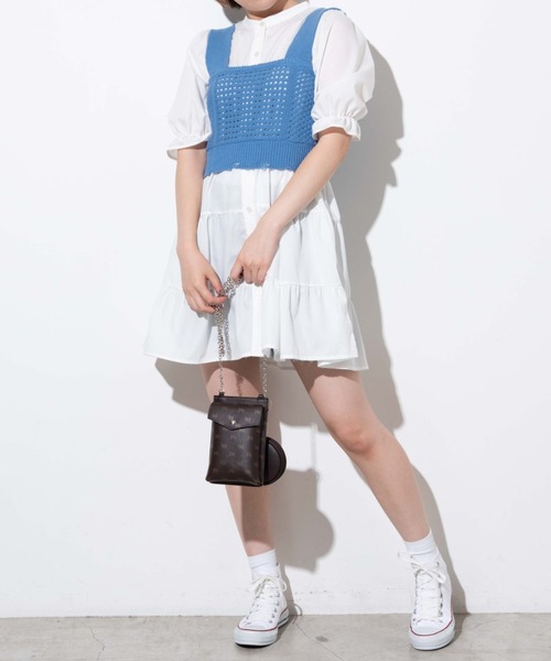 WEGO（ウィゴー）の「WEGO/マルチリングスマホポシェット（ショルダーバッグ・レディース・オフホワイト/ブラック/ライム/ブラウン/その他1/その他2/その他4/その他3・FREE）」の9枚目の写真