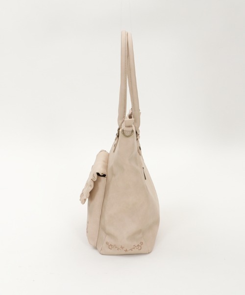 axes femme（アクシーズファム）の「縦型ポケット付きＡ４トート（トートバッグ・レディース・ベージュ/ネイビー/ピンク・MEDIUM）」の13枚目の写真