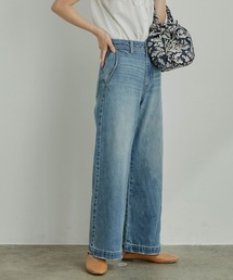 VIS | ソフトな風合いと綺麗なシルエット。デニムバギーパンツ(デニムパンツ)