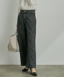 VIS | ソフトな風合いと綺麗なシルエット。デニムバギーパンツ(デニムパンツ)